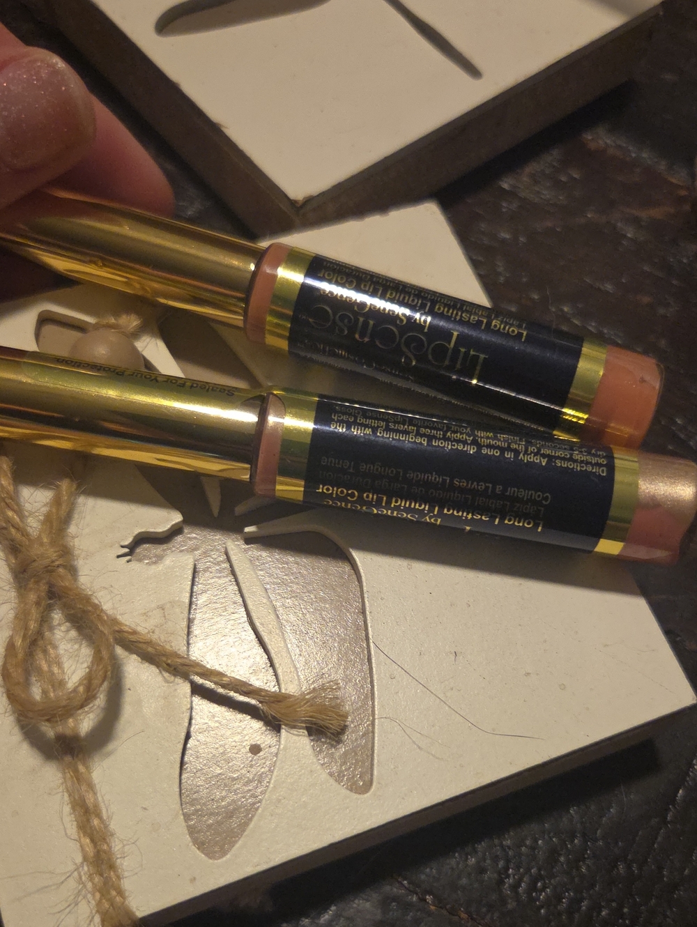 LipSense Liquid Lip Color in Bombshell & Mauve Ice